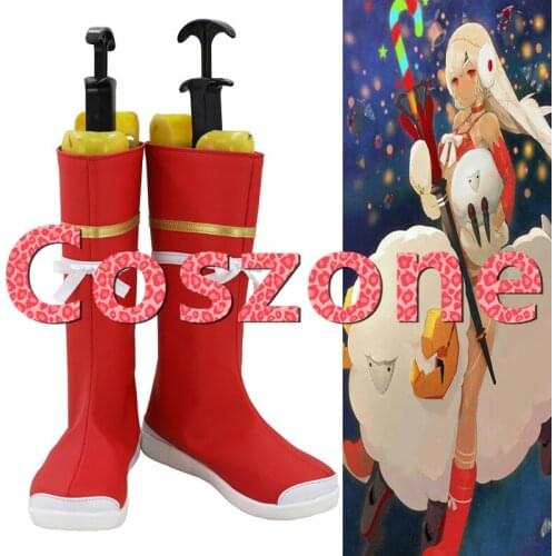 FGO Fate Grand Order Christmas Altera Cosplay Shoes Boots Halloween Cosplay Costume Accessories