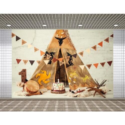 Lyavshi photography backdrop Indian theme cake smash baby first birthday tent background photobooth photocall studio props