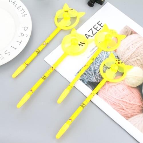 Windmill Gel Pen Student Office Stationery Gel Ink Pen Novelty Cute Cool Pens Creative Student Cute Gel Pens Office Accessories