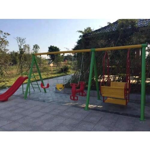 Outdoor baby swing chair playground childrens plastic slide garden toys seat kids monkey bars set children child swing nest Q73