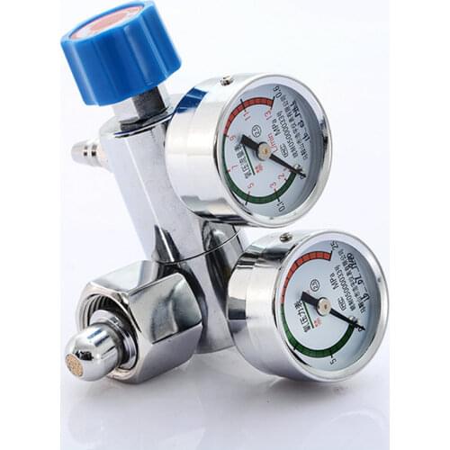 Oxygen Cylinder Double Watch Valve, Oxygen Pressure Gauge Pressure Reducing Valve, Pressure Flow Meter 10L15L20L40L Lift Valve
