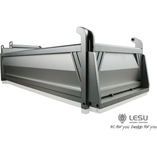 LESU 400MM Metal Cargo Bucket Container A 6*6 RC Dumper 1/14 Truck DIY Tmy TH02028