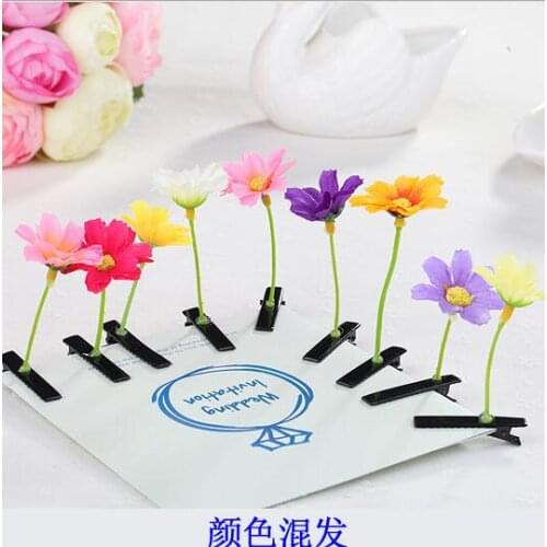 Sprout hair clip Grass Clips Popular Headwear Clasp Antenna Hairpins 4*6cm Hair Pin Bean Sprout Headwear