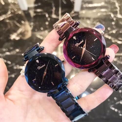 New Arrival Women Shining Crystals Watches Vogue Girls Party Dress Watches Multi-faceted Cutting Special Glass Montre Femme W147