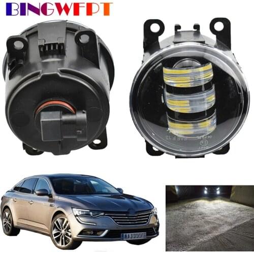 Fog Light Assembly For Renault Talisman 2016 2017 2018 Car LED Lens Fog Lamp Daytime Running Light H11