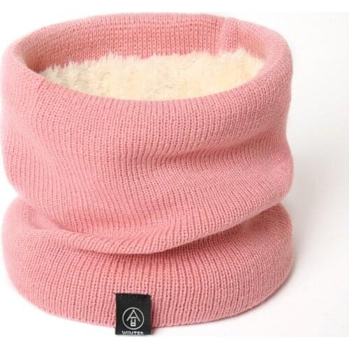 JINFUMA New Solid Color Neck Wear Mens Warm Scarves Knitted Cotton Scarf Women Winter Neck Accessories Unisex Scarf Wholesale