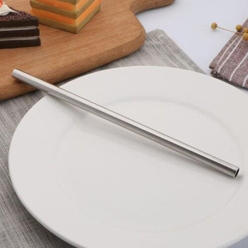 Stainless Steel Straw Eco-Friendly Reusable Metal Drinking Straws Kitchen Bar Accessories F20173879