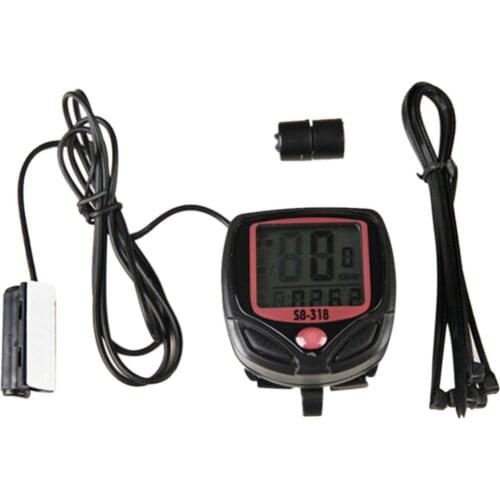 Bike Speedometer Waterproof Luminous LCD MTB Mountain Bike Bicycle Computer Speedometer Odometer Bike Speedometer
