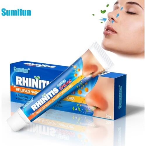Sumifun 1box Nasal Essential Oil Rhinitis Sinusitis Nasal Congestion Treatment Cream Natural Mint Extract Refresh Nose Cold Cool