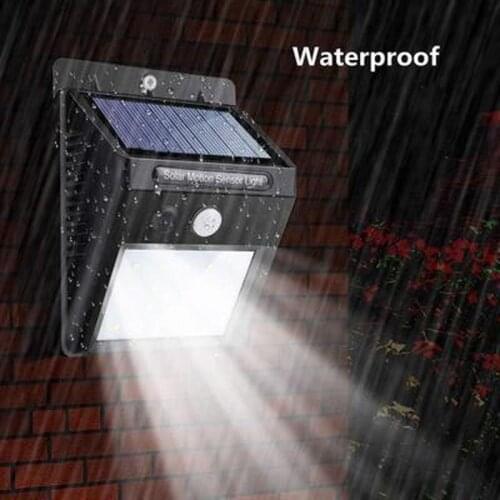 PIR Motion Sensor LED Sunlight Control Solar Energy Street Light Waterproof Yard Path Home Garden Solar Power Lamp Wall Light