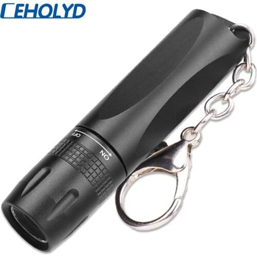 XM-L T6 Mini Super Bright LED Flashlight Waterproof Aluminum Alloy Torch AA or 14500 Battery Lantern for Camping Hikking