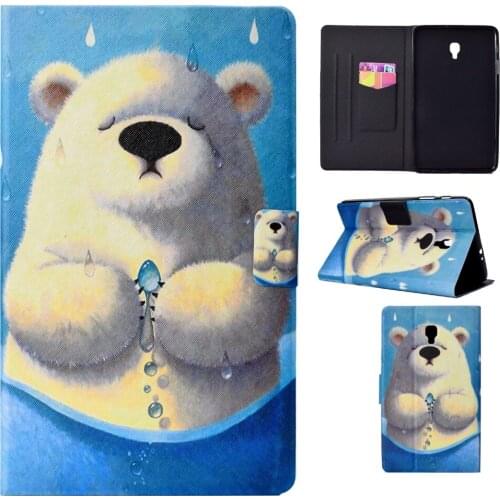 Smart Cover For Samsung T380 Tablet Case PU Leather Wallet Flip Cover For Samsung Galaxy Tab A 8.0 T380 SM-T385 8'' 2017 Case