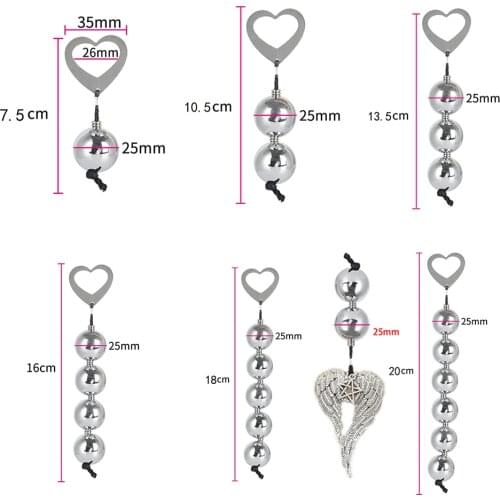 Stainless Steel Vaginal Balls Kegel Balls Ben Wa Balls Vaginal Anal Bead Metal Butt Plug Adult Anal Sex Toys Anal Beads Plugs