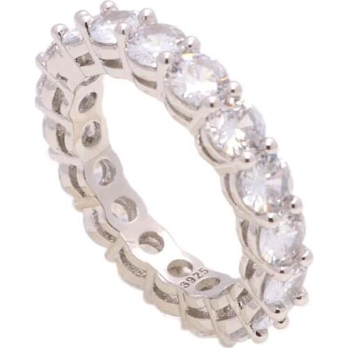 Fashion Party Handmade Girl Trendy Inlaid Rhinestone Wedding Engagement Ring Set For Elegant Female Rings