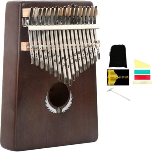 YAEL Thumb Piano 17 Keys Portable Thumb Piano Handheld Mbira Finger Piano for Kids Adults Beginners Professionals