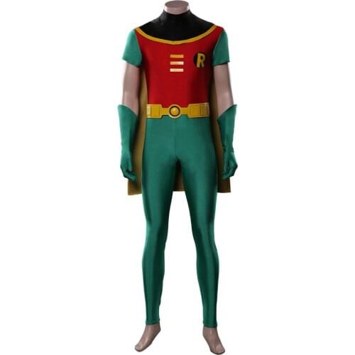 Titans Robin Cosplay Costume Jumpsuit Outfits Halloween Carnival Costume