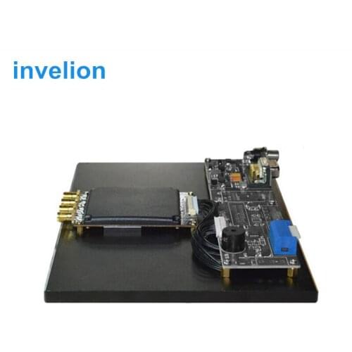 15M impinj r2000 chip uhf rfid reader module with four antenna port heat dissipation plate for warehouse management
