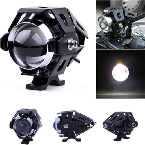 2pcs/set 3000lm 125W U5 LED Motorcycle Low Beam Spot Light Headlight
