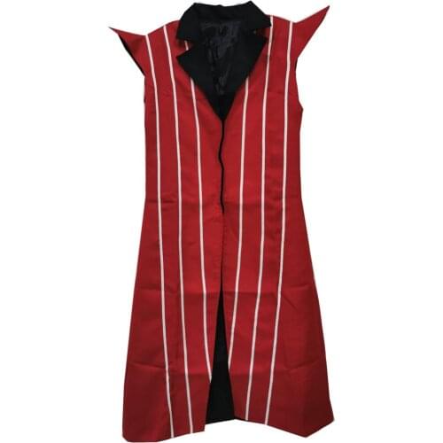 2020 Hazbin Cosplay Hotel ALASTOR Uniform Cosplay Costume Halloween Carnival Christmas Costumes Red Suit Only Overcoat