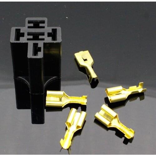 Auto relay socket with 5 terminals