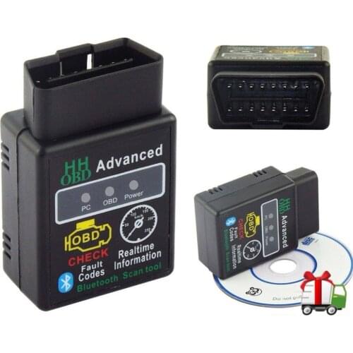 Car HH OBD Advanced ELM327 Bluetooth V2.1 Car Scanner Diagnostic Computer Scan Tool Car Accessories