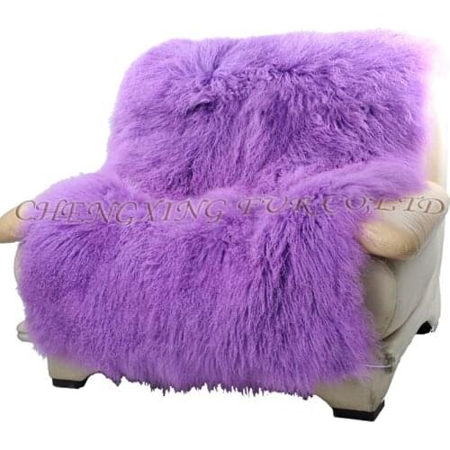 CX-D-35 2017 Real Fur Blanket For Bed Mongolian Fur Rug Bedrooms Throw Blankets For Beds Rugs and Carpets For Living Room