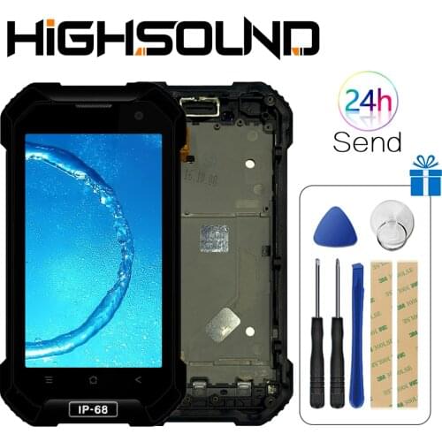 For BlackView BV6000 Bv6000s LCD Display and Touch Screen+Frame Assembly Repair Part For BlackView Bv6000 BV6000s +Tools +Frame