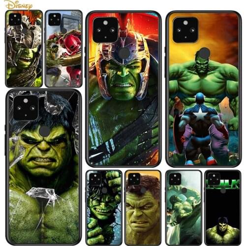 Hulk marvel hero Shockproof Cover for Google Pixel 5 5A 4 4A XL 5G Black Phone Case Shell Soft Fundas Coque Capa