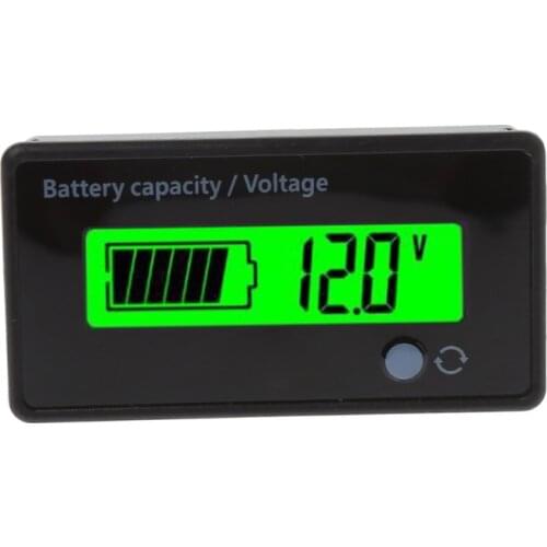 8-70V LCD Acid Lead Lithium Battery Capacity Indicator Voltage Tester Voltmeter
