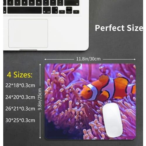 Clown Fish Mouse Pad DIY Print Reef Tank Clownfish Nano Reef
