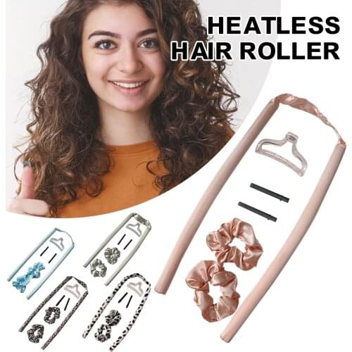 Heatless Curling Rod Headbands Hair Roller Silk Curling Ribbon Silk Curling Ribbon Heatless Hair Curling Ribbon Make Hair Curler