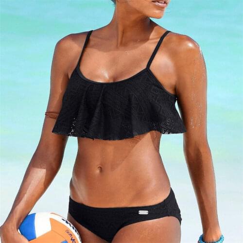 MOONBIFFY Swimwear With Ruffles