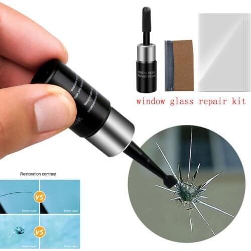 Car Automotive Glass Nano Repair Solution Fluid Glass Repair Fluid Car Window Repair Tools Kit Nano Repair Fluid Crack Scratch