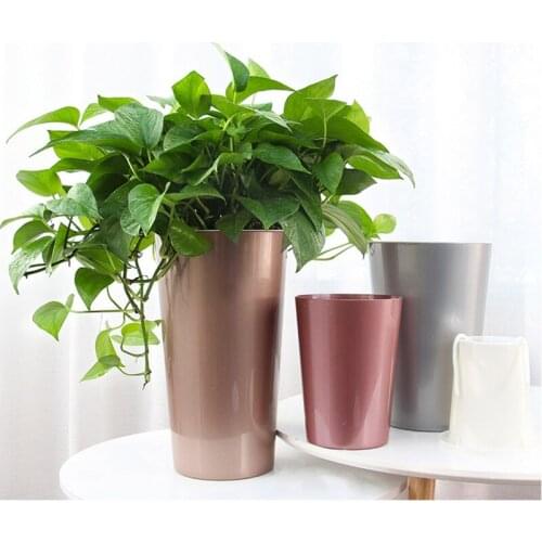 Self Watering Planter Violet Pots Lazy Flower Pot Automatic-Watering Planter Flower Garden Supplies