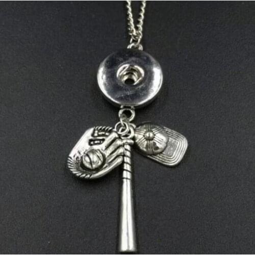 Female Symbol Baseball Glove Gymnast Girl Unicorn Horse Charms Alloy Pendants Necklaces Vintage Jewelry Gift New