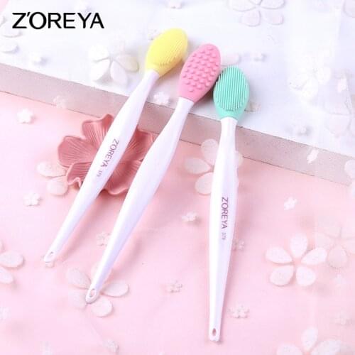 ZOREYA Silicone Wash Nose Brushes Facial Deep Cleansing Make Up Brush Massage Pore Cleanser Face Beauty Skin Care Tool Wholesale