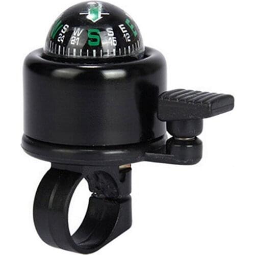 1Pc Multi Colors Aluminum Alloy Bicycle Bell With Compass Bike Alarm Horn Mountain Bike Accessories