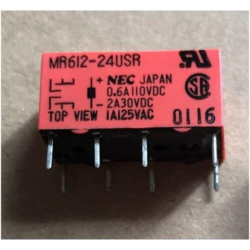 MR612-24USR Original Japanese Electric NEC signal relay MR612-24USR MR612-24V two open and two closed 2A