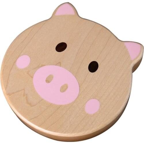 17 Keys Kalimba Thumb Piano Wood Mahogany Body Musical Instrument Fashion Cute Pink Pig Style Kalimba