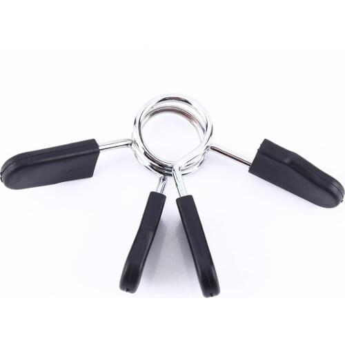 2pcs 25mm Fitness Barbell Clamps Clips Spring Barbell Dumbbell Bar Collars Clip Weight Lifting Locks Clamps Clips Gym Training