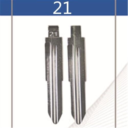 2 Pcs Blade for TOYOTA CORONA Key No.21 Uncut TOY41 Blade Use for Flip Folding Key Shell Uncut Replacement Car Key