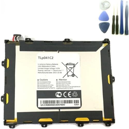 SanErqi TLp041C2 / TLp041CC 4060mAh Battery for Alcatel OneTouch POP 8 P320A battery Free Tools