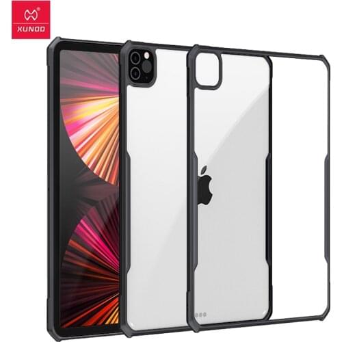 Tablet Case For iPad Pro 11 12.9 Case 2021 2020,Xundd Airbag Shockproof Back Transparent Cover For iPad Pro 11 12.9 2021 Case