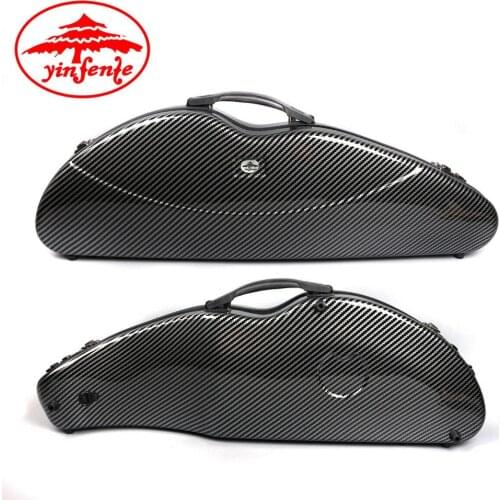Black color violin case 4/4 Composite materials Weight-bearing 150kg Two code lock