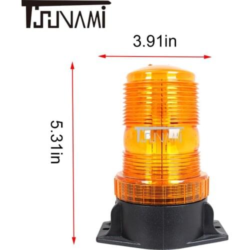 DC 10-110V Warning Flashing Emergency Vehicle Lights Signal Warning Light LED Strobe Beacon Emergency Lamp For Forklift