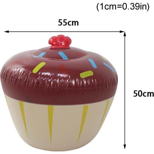 Children Birthday Party Game Activities Inflatable Cake Stage Decoration Props Y4UD