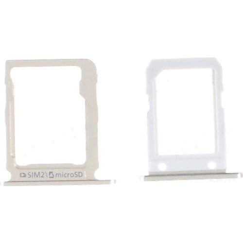 For Samsung Galaxy A8 SM-A800 A8000 A800F Black/Gold Color SIM1 And MicroSD SIM2 Card Tray