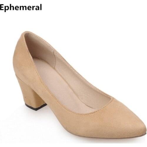 Feminino Larger Size US11 12 Flock Plain Pointed Toe High Heels Stilettos Mujer Women Pumps Matching Shoes And Bags Italy Red OL