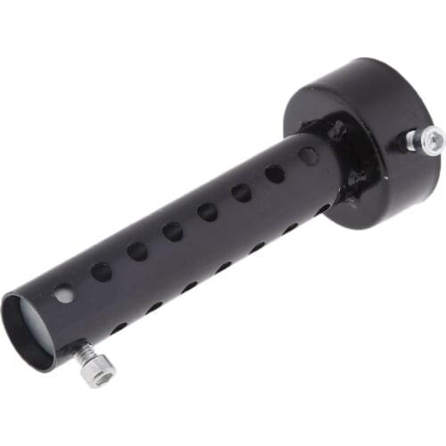 48mm Black Motorcycle Exhaust Can Muffler Insert Baffle DB Killer Silencer Adjustable - Stainless Steel