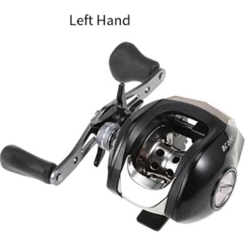 Droplet Fishing Wheel Speed Ratio 7.1:1 Magnetic Brake Adjustable Button Metal Rocker Arm Long Throws Fishing Reel